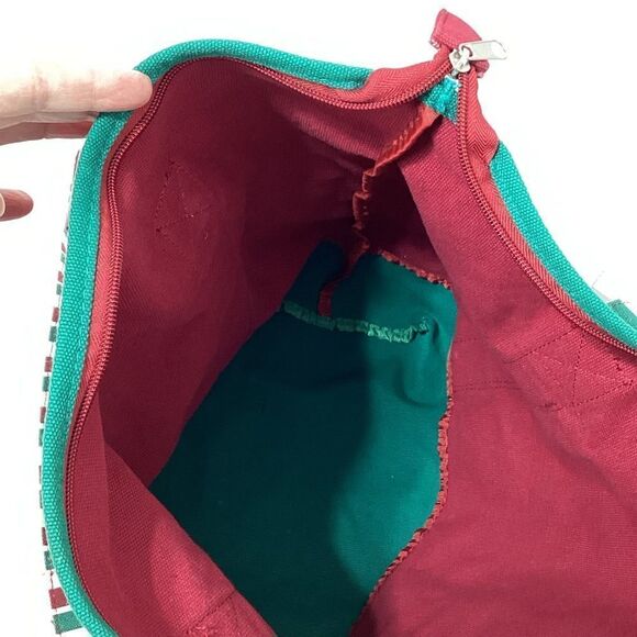 Walt Disney World Tote Disney Christmas Canvas Tote Mickey And Minnie Clause - Picture 5 of 9